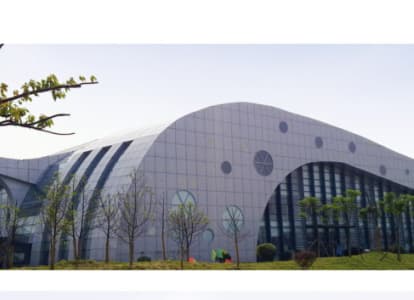 东兴会议中心外景网架工程